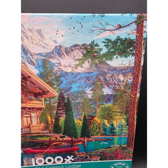 Ceaco 1000-Piece The Old Fishing Lodge Puzzle - Picture 3 of 4